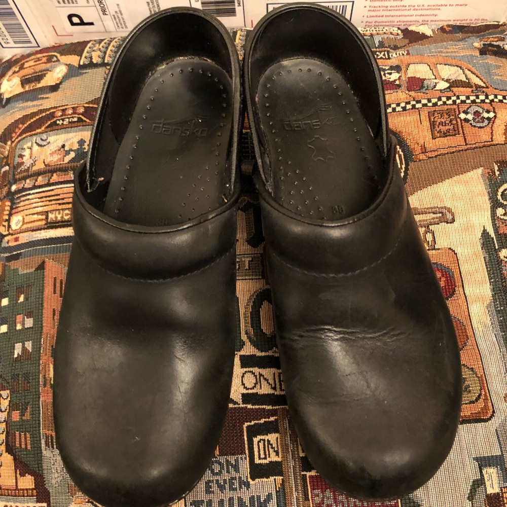 DANSKO COMFORT CLOGS Black, size 38, SEE PICTURES